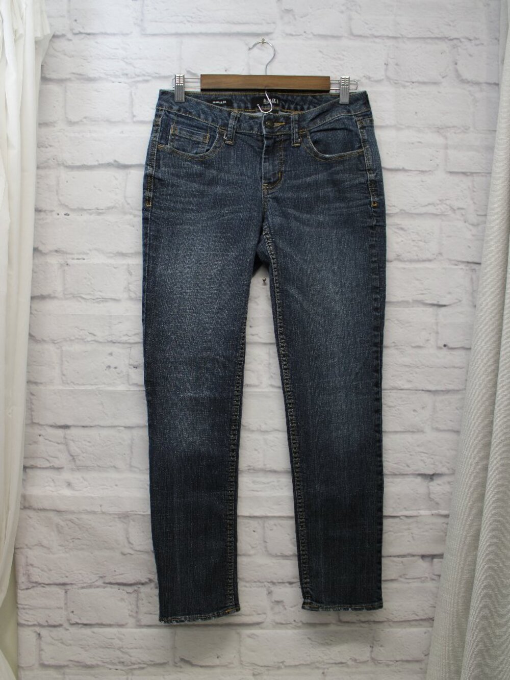 Ana Size 6 Petite Dark Wash Low Rise Skinny Jeans Classic Fall Y2K